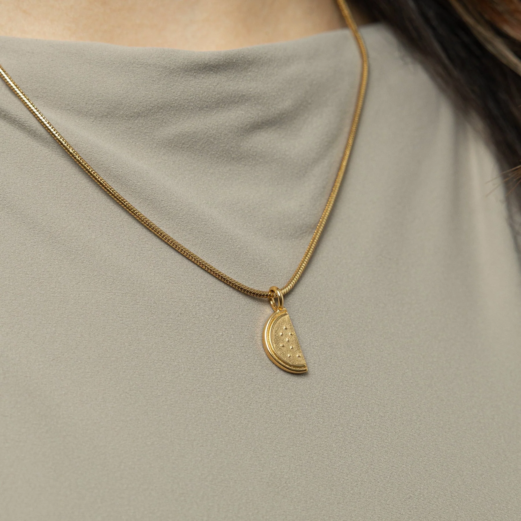 Palestine Watermelon Necklace - Image 3